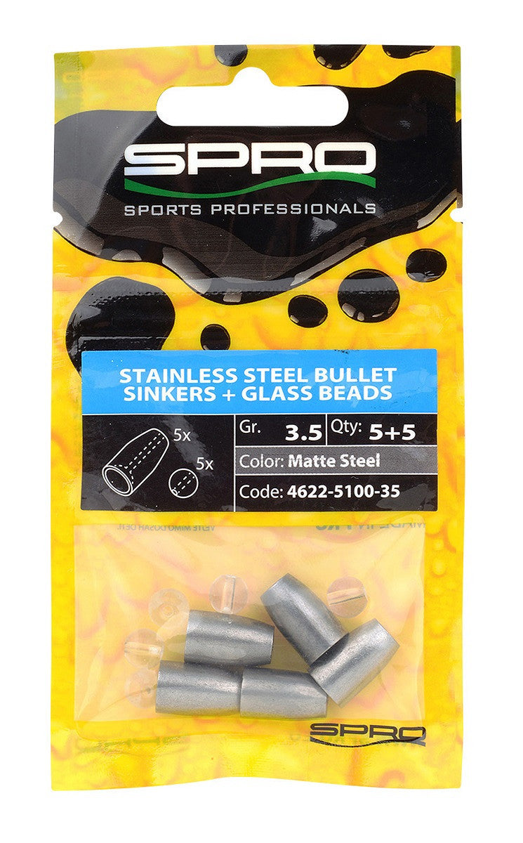 Plomb Balle SPRO Stainless Steel Bullet Sinkers