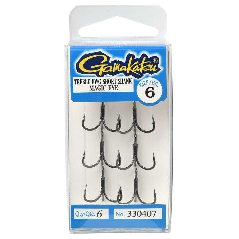 Hameçon Triple Gamakatsu Treble EWG Short Shank ME