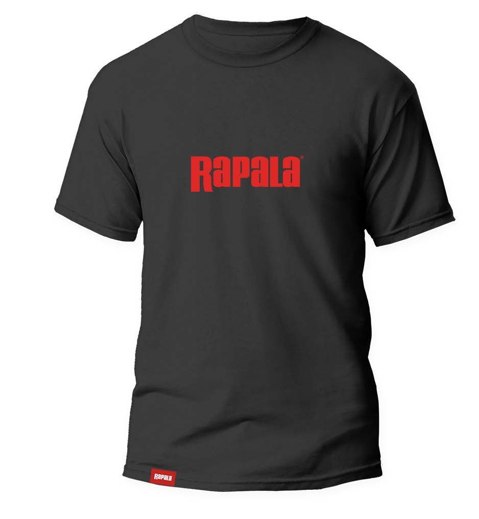 T-Shirt Rapala Black Red Logo