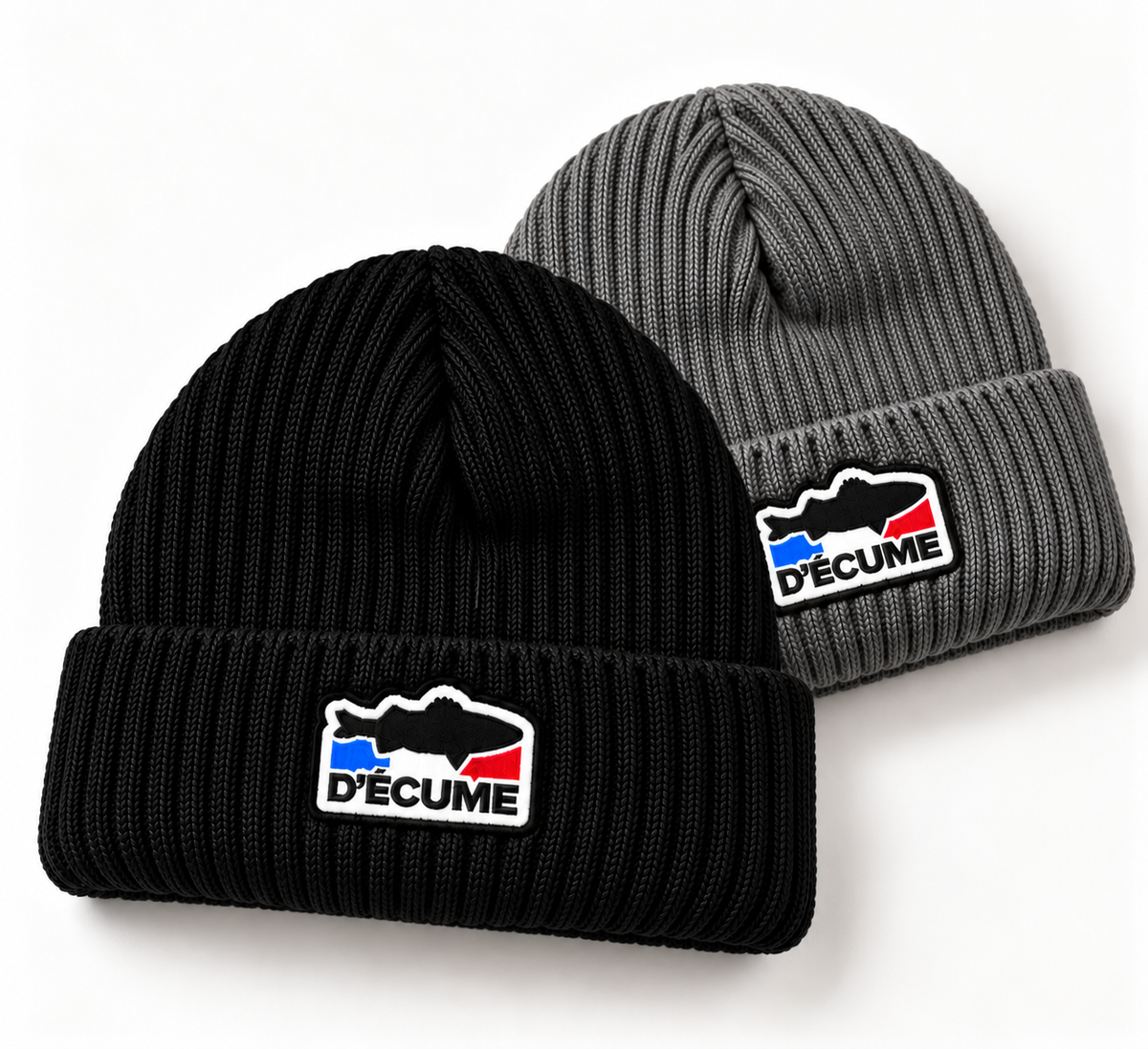 Bonnets Bar d’écume - Pack Duo Noir et Gris