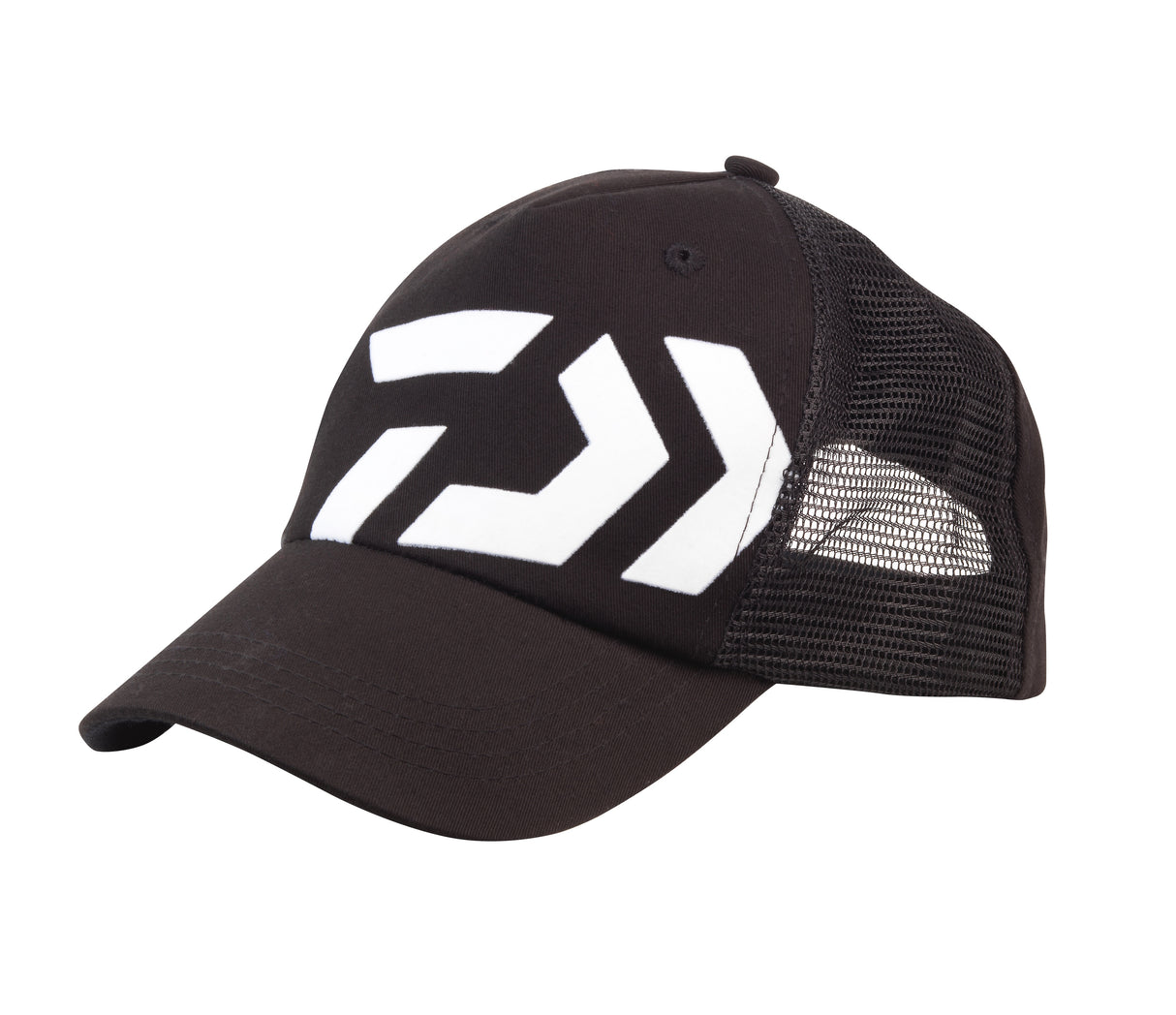 Casquette Trucker - Noire Logo Blanc