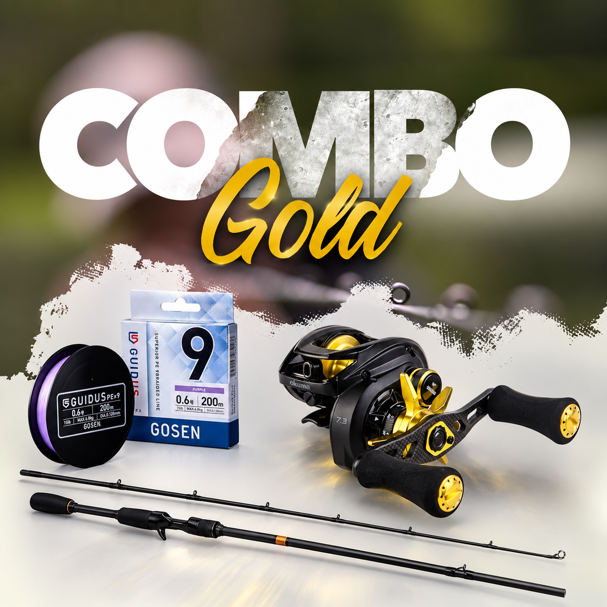 Combo Casting Gold - Exclusivité JK Fisher