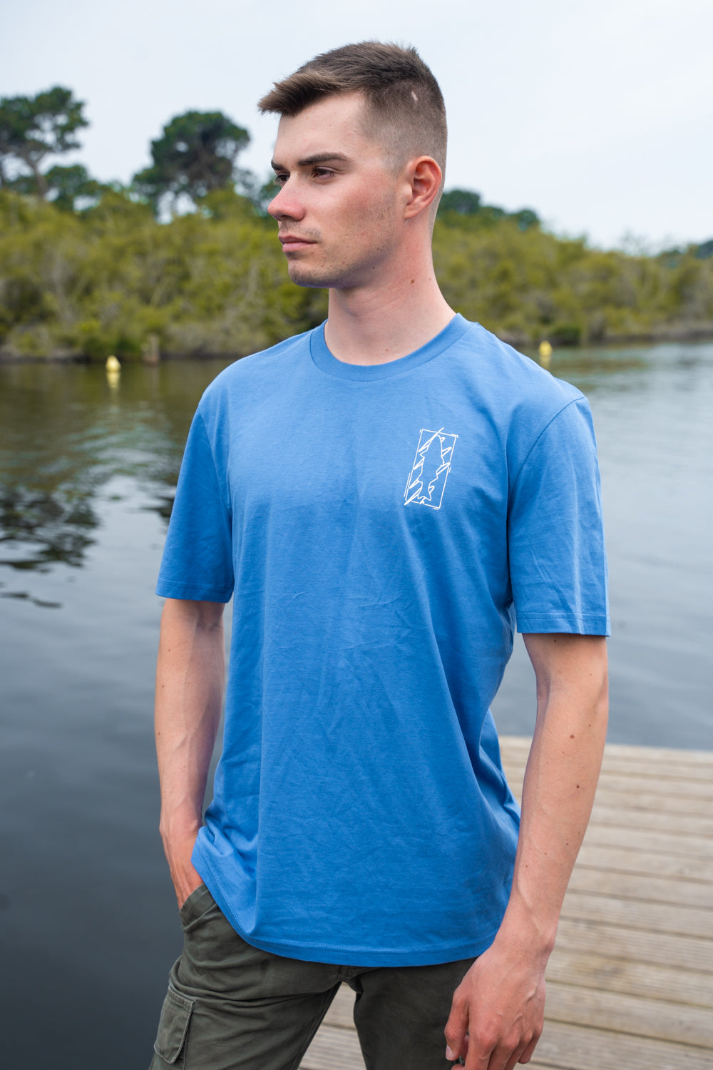 T-shirt "L'Écume" - Bleu