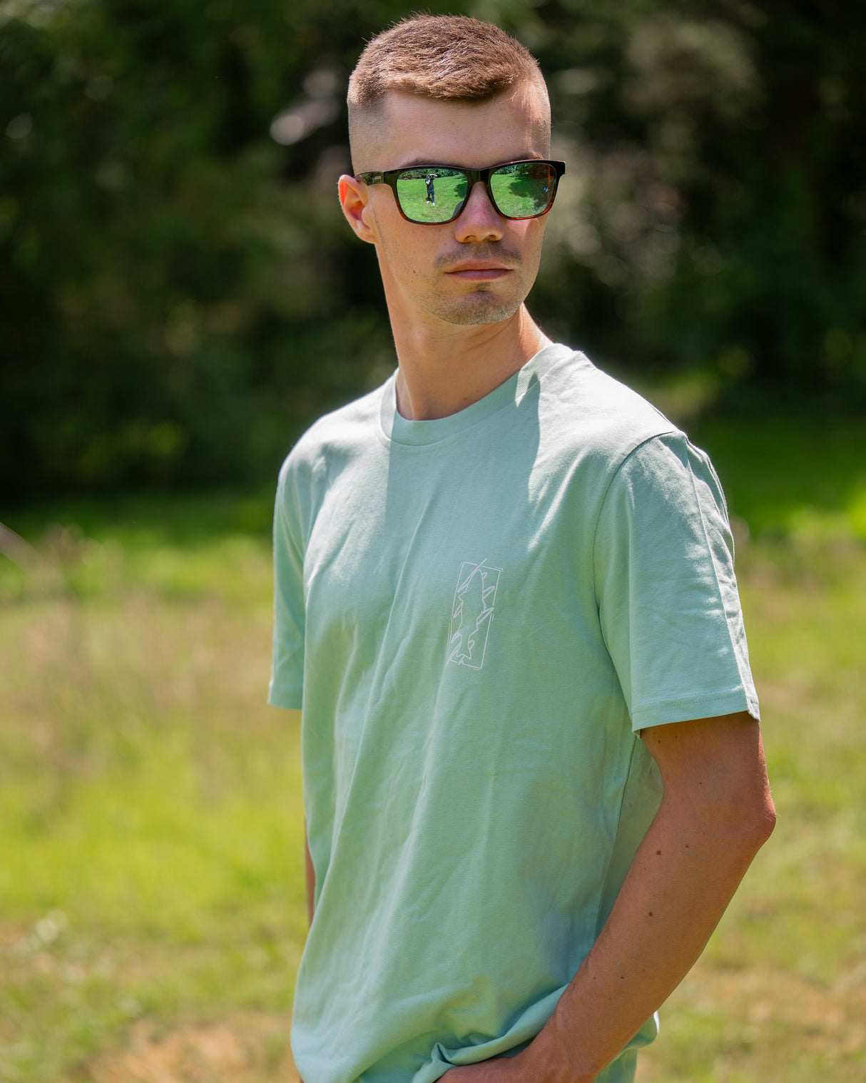 T-shirt "L'Écume" - Vert de Jade