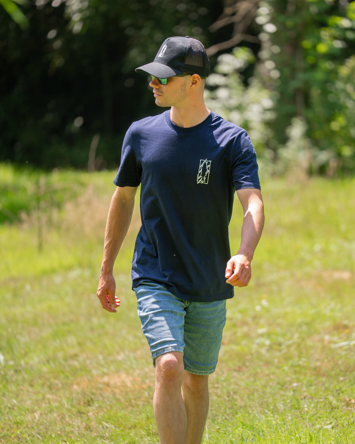 T-shirt "L'Écume" - Bleu Nuit