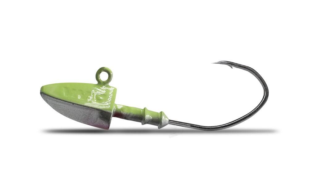 Tête plombée 7155 DART JIG - Ghost Chartreuse