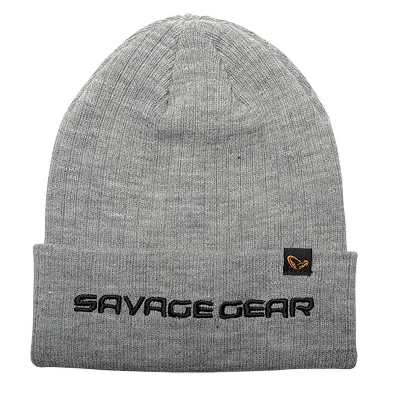 Bonnet Savage Gear Fold Up Beanie Gris
