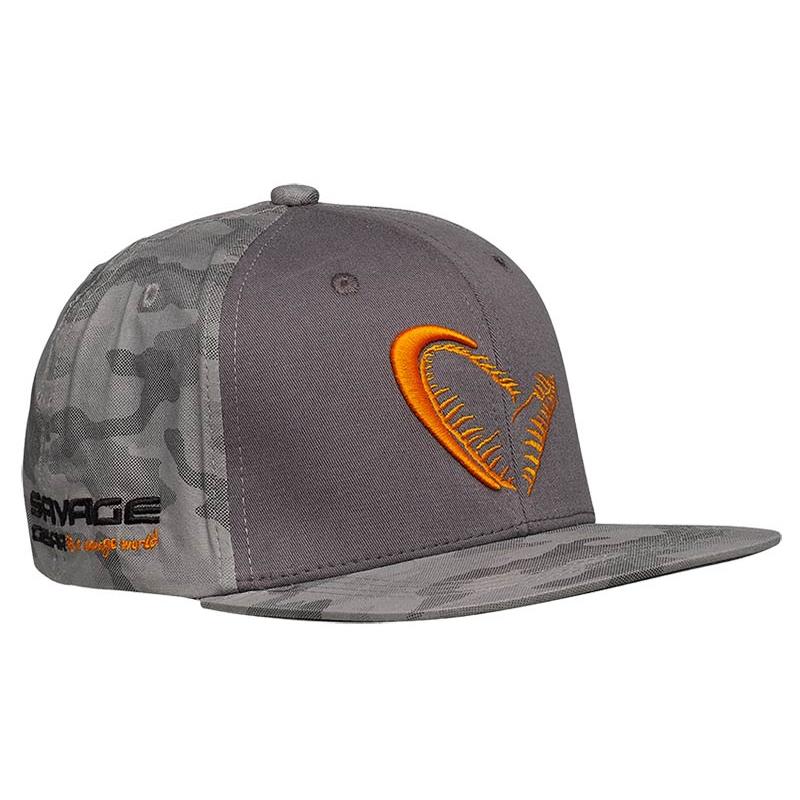 Casquette Savage Gear Flex Fit Camo Cap - Camo/Gris