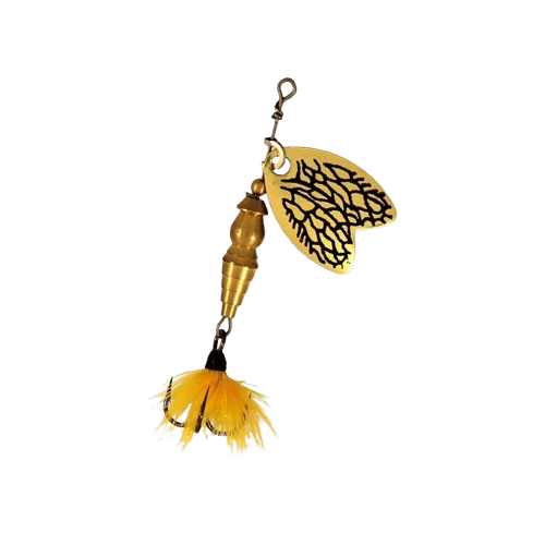 Cuiller Mepps Bug Or Jaune De Mai