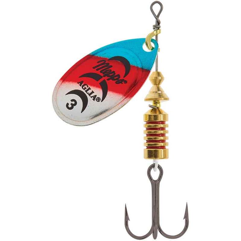 Cuiller Mepps Argent PL Rainbow