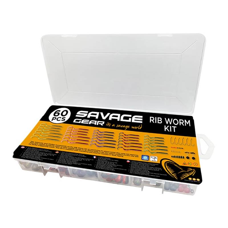 Kit Worm Savage Gear Rib Worm