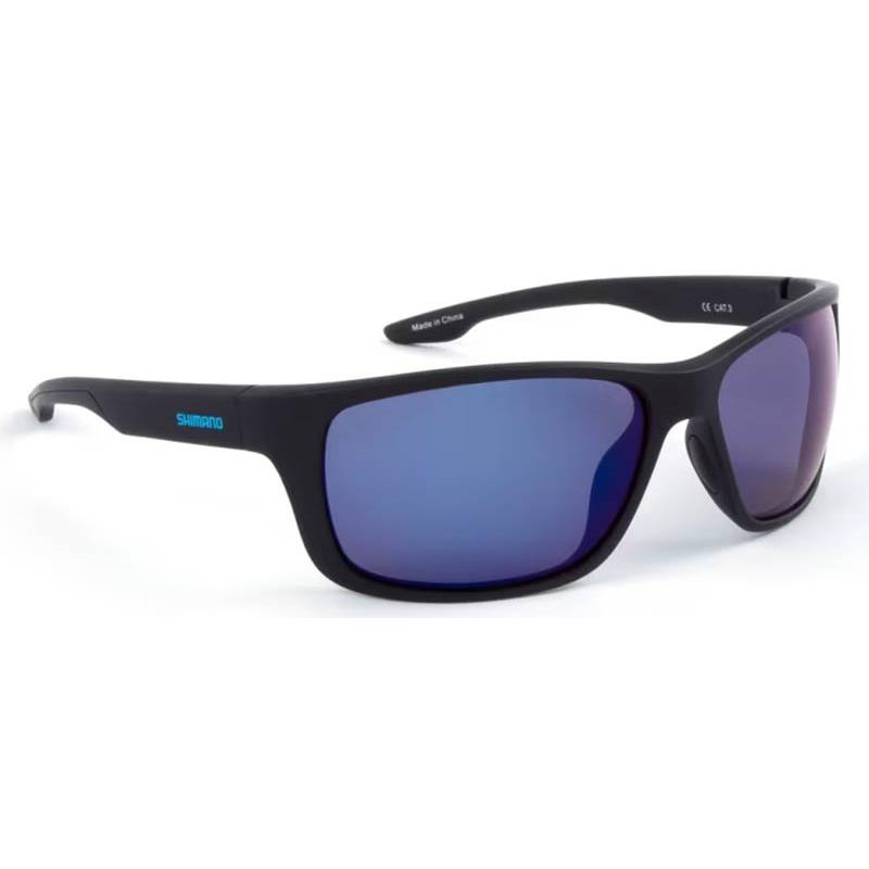 Lunettes Polarisantes Antares Matte Black & Blue Mirror