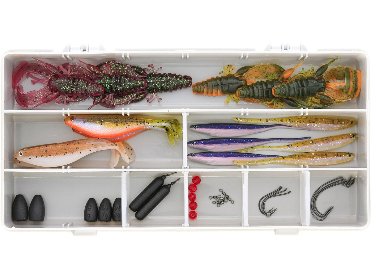 Coffret de Leurres Westin Perch Box Dropshot + Texas & Carolina