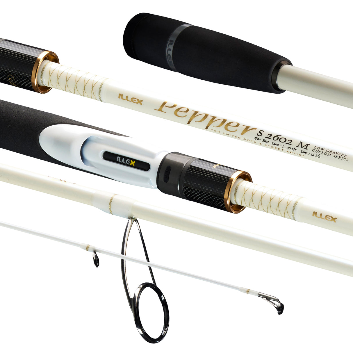 Canne Spinning Pepper X5 S 2602 M Silver Bullet