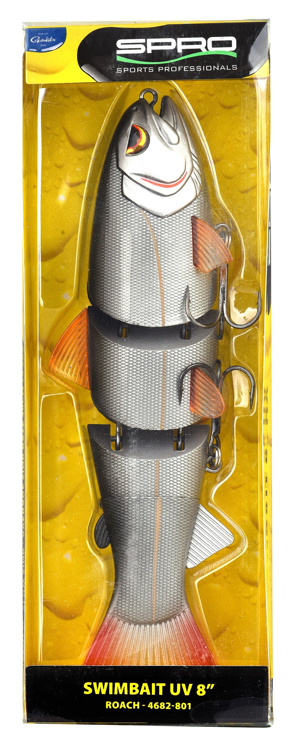 BBZ Swimbait 8" UV Slow Sinking