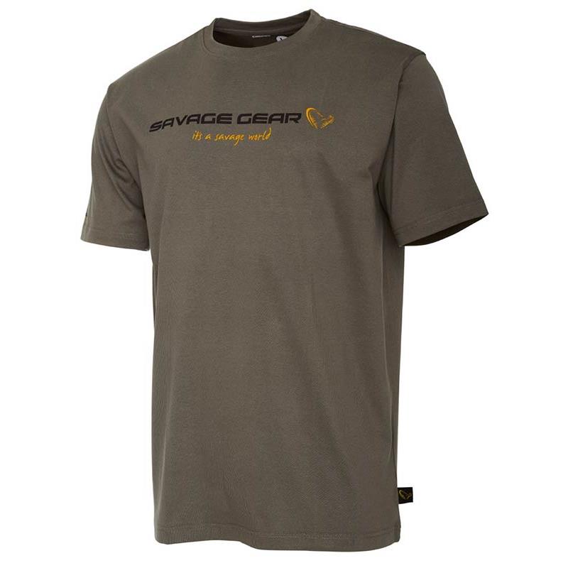 T-Shirt Savage Gear SG4 Logo Loden Green