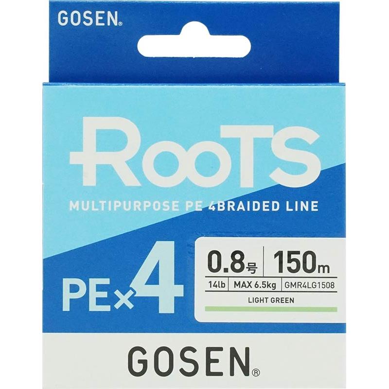 Tresse Gosen Roots Pe X4 Light Green - 150m