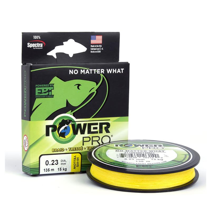 Tresse Power Pro x4 - Hi-Vis Yellow