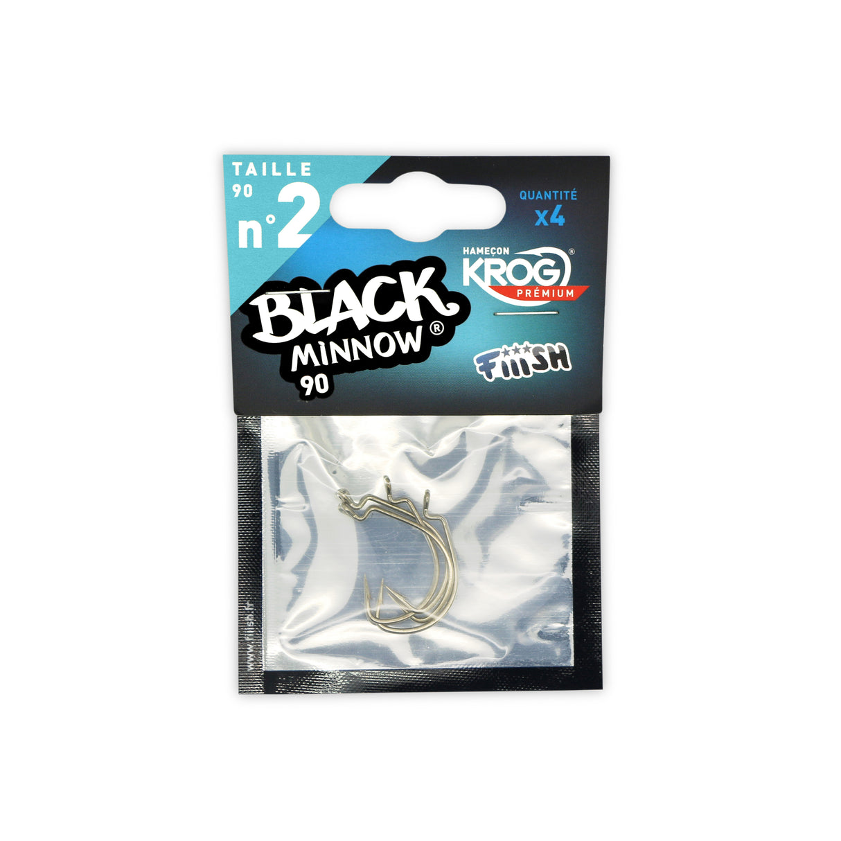 Hameçons - Black Minnow taille 2