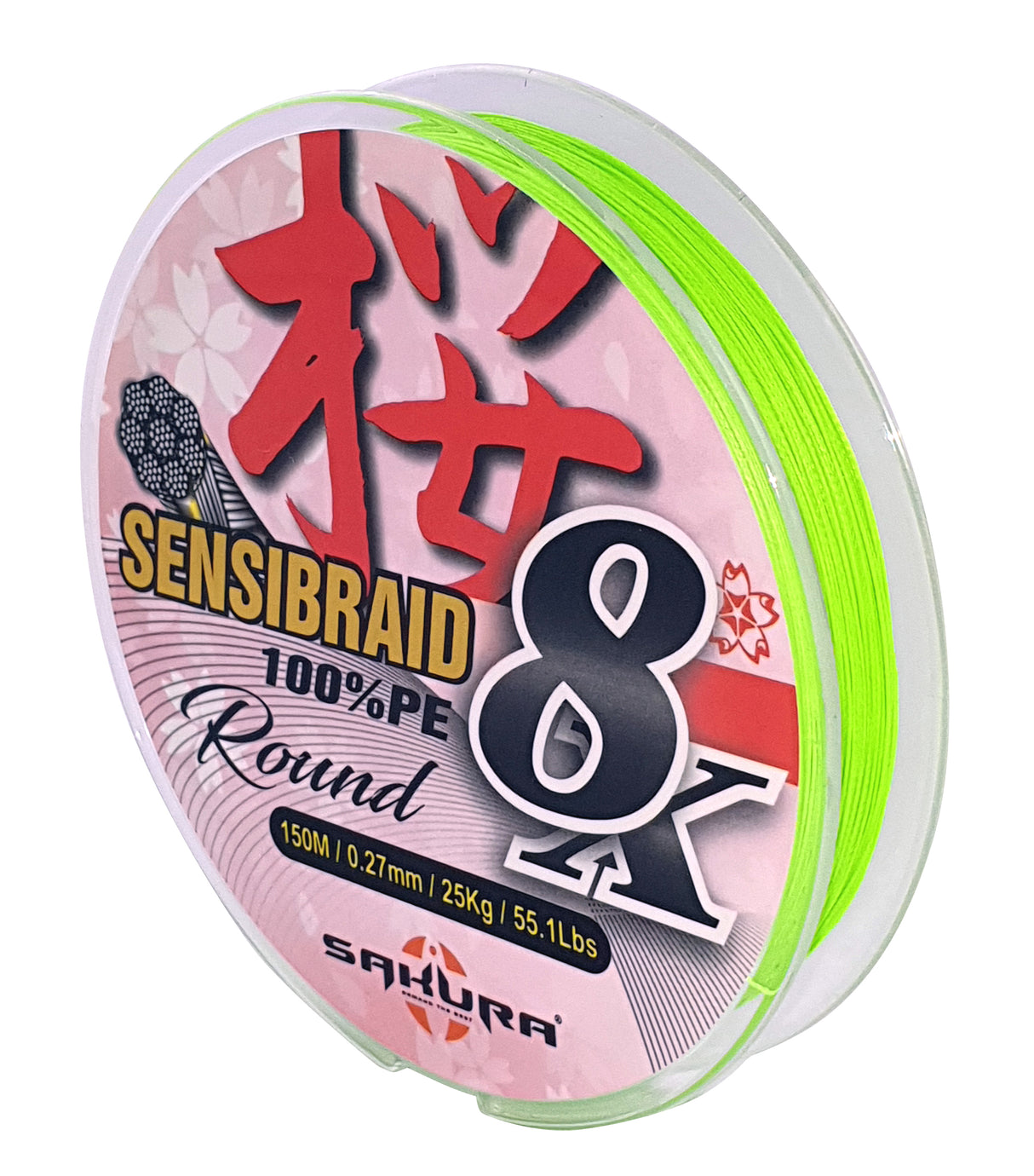 SENSIBRAID 8X - 150m (Chart)