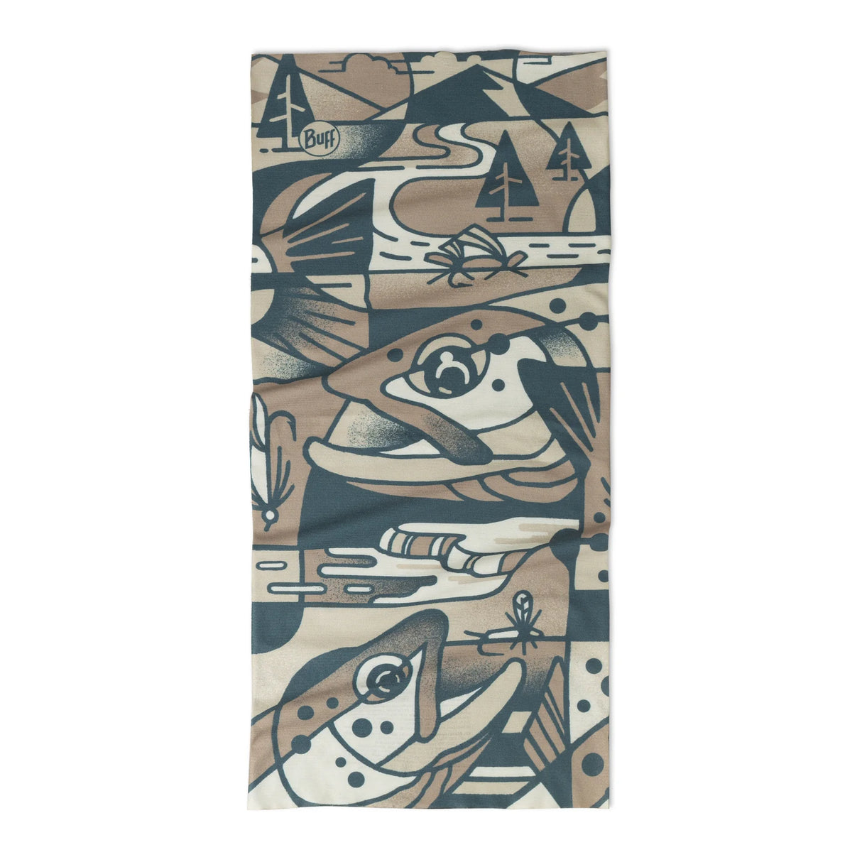 Tour de Cou Buff CoolNet UV - Lake River Multi