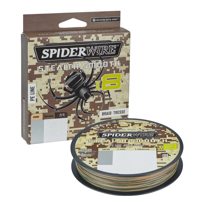Tresse Spiderwire Stealth Smooth 8 (Camo) - 150m