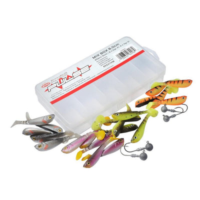 Pulse Shad MixBox & têtes plombées - 6cm