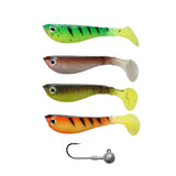 Pulse Shad MixBox & têtes plombées - 8cm