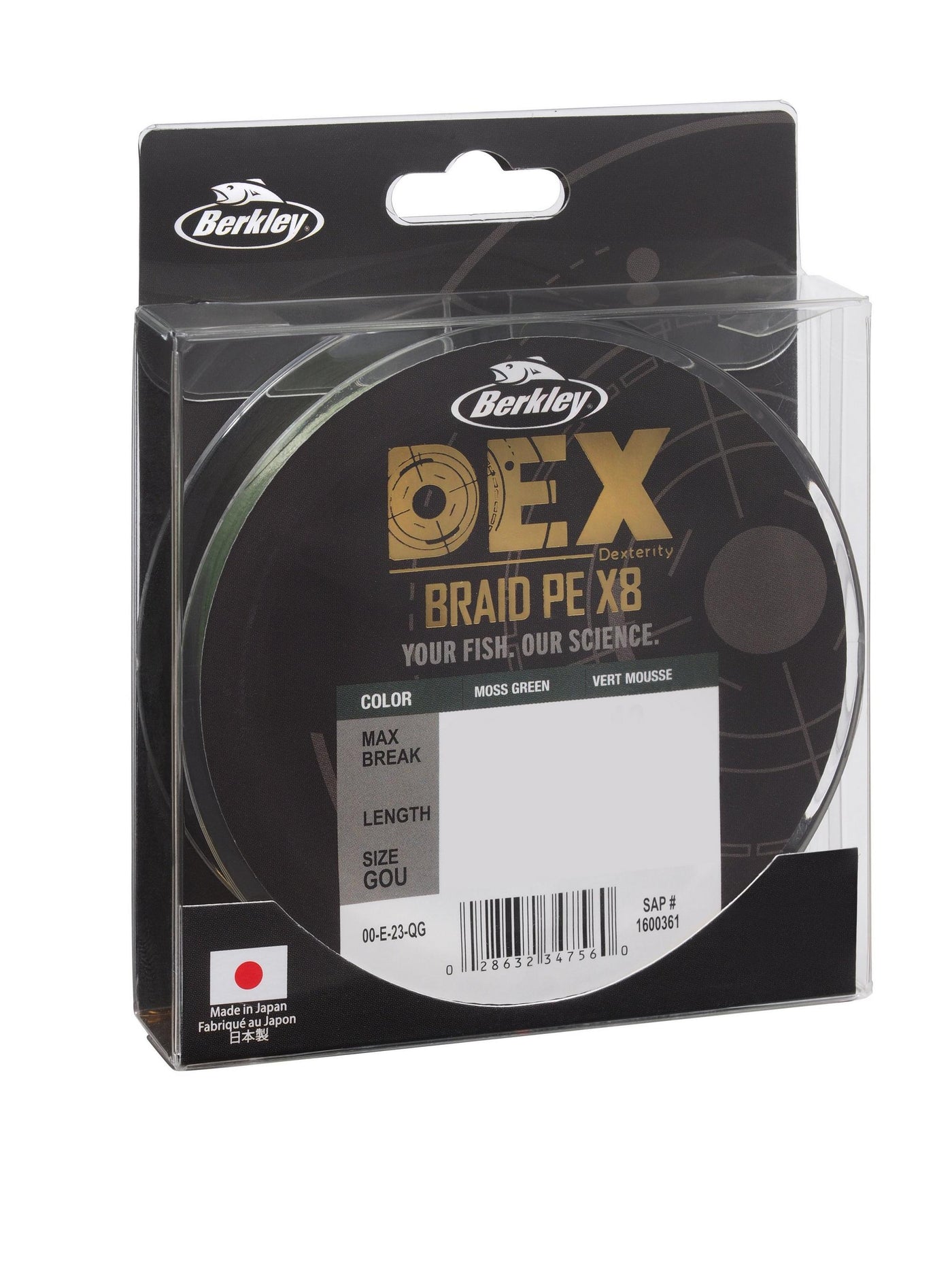 Tresse DEX Braid x8 - 150m / Moss Green