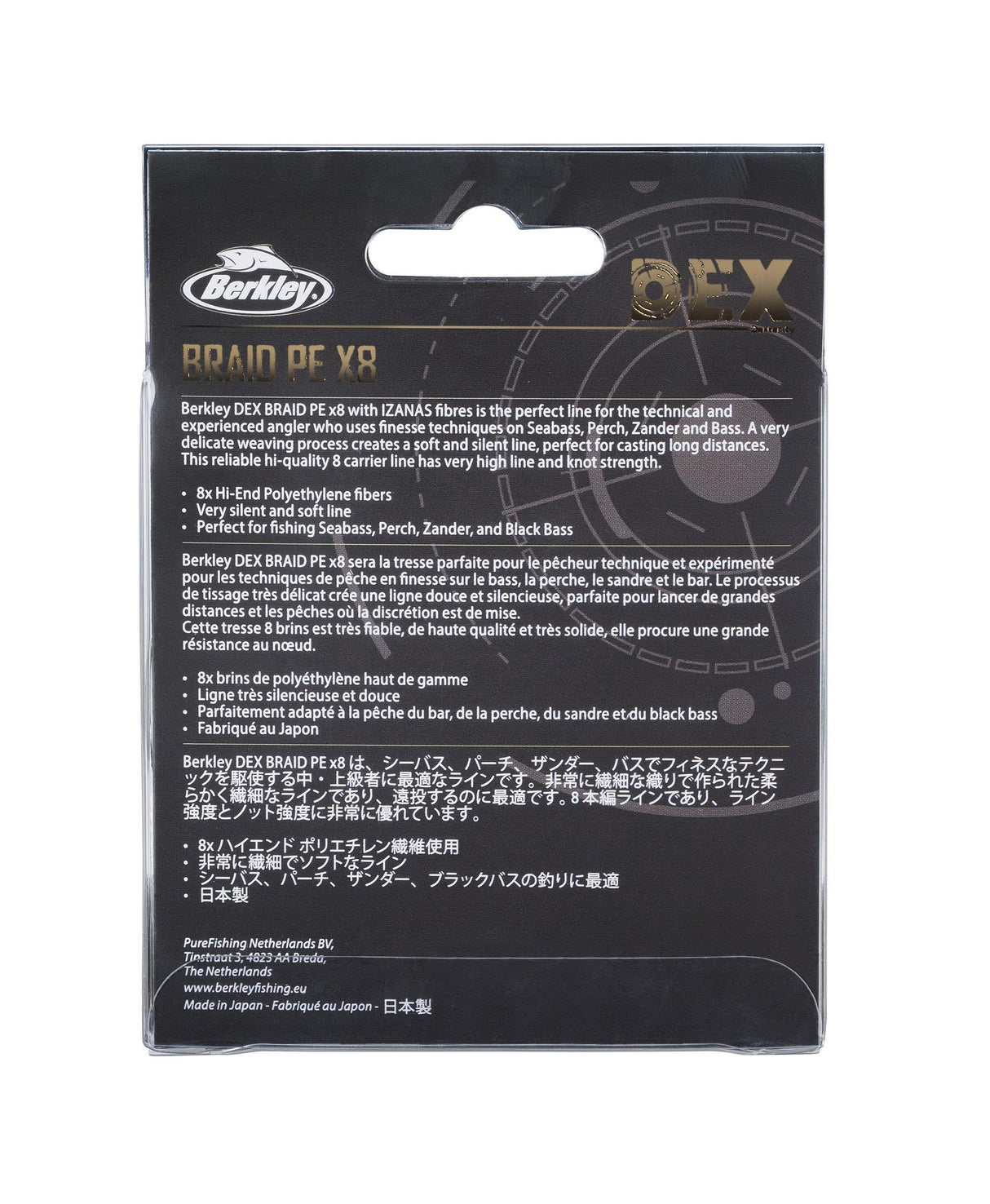 Tresse DEX Braid x8 - 150m / Moss Green