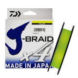 Tresse J-Braid X4 - Jaune (135m)