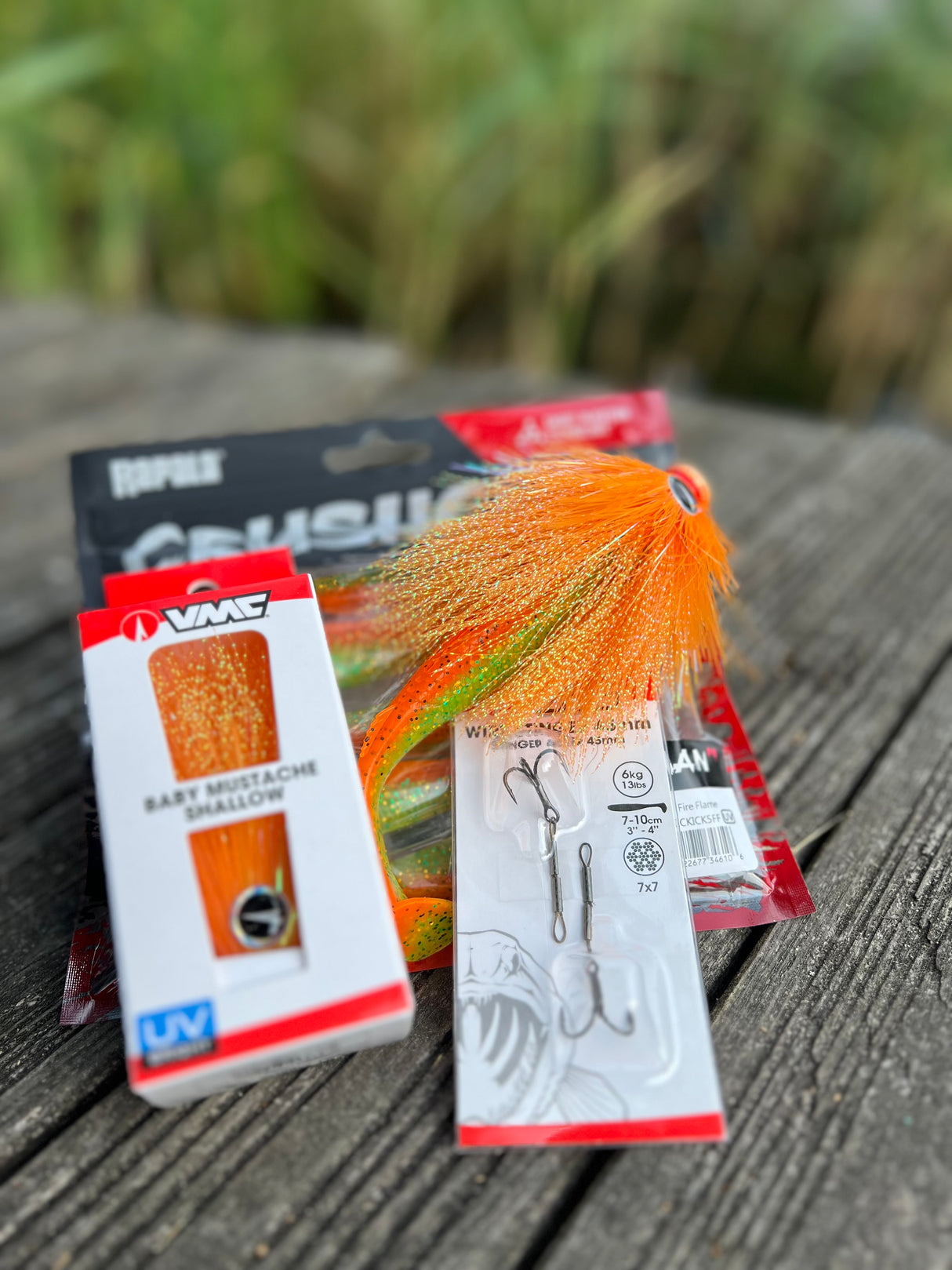 Combo Baby Mustache Fire Flame