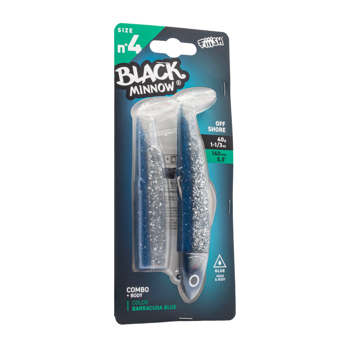 Black Minnow n°4 - Combo Off  Shore - 40g