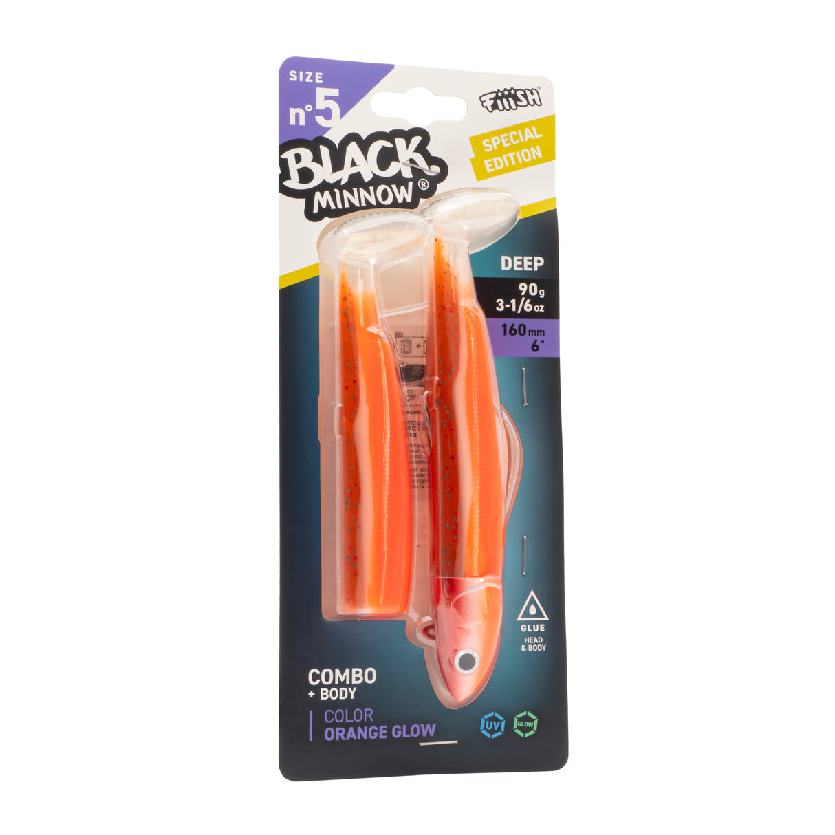 BLACK MINNOW - EDITION LIMITÉE ORANGE GLOW (Combo)