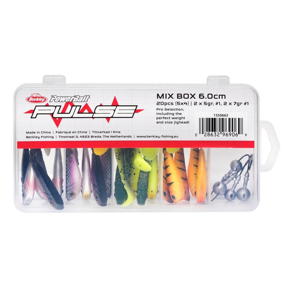 Pulse Shad MixBox & têtes plombées - 6cm