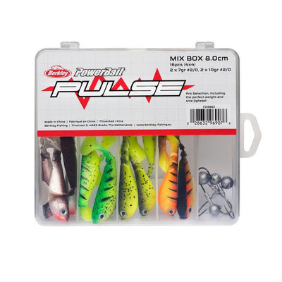 Pulse Shad MixBox & têtes plombées - 8cm