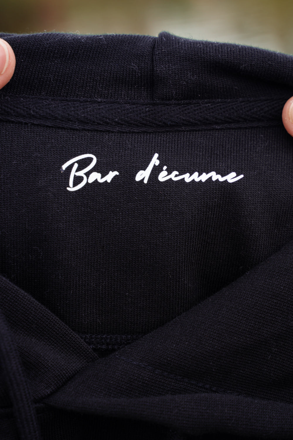 Sweatshirt "L'Écume" - Noir