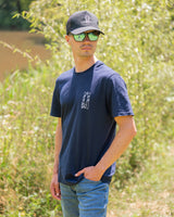 T-shirt "L'Écume" - Bleu Nuit