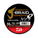 Tresse J-Braid Expedition X8 - Dark Green (150m)