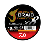 Tresse J-Braid Expedition X8 - Smash Orange (150m)