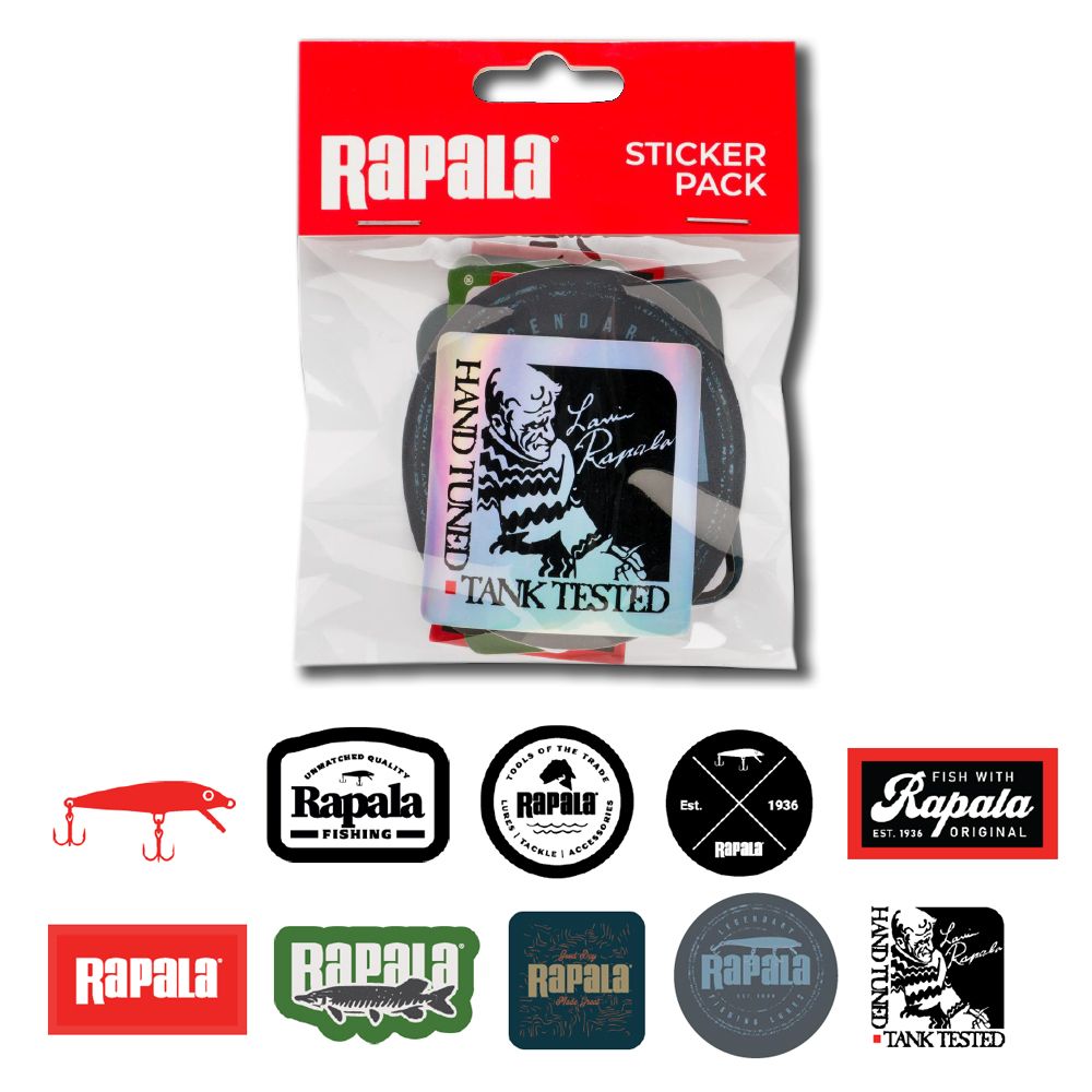Pack Autocollants Rapala x10