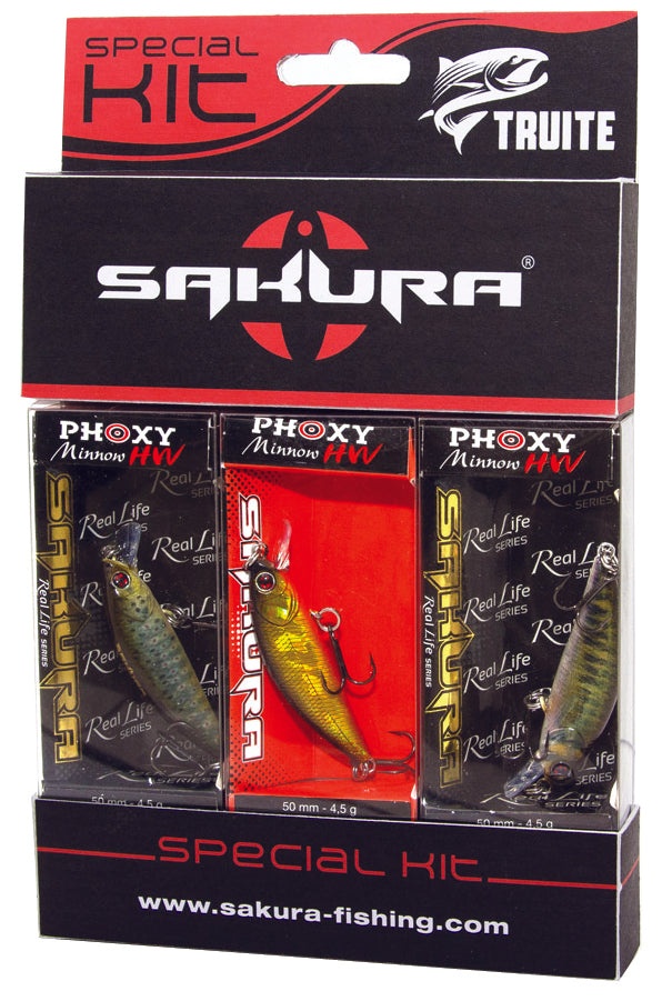 PACK 3 PHOXY MINNOW HW S - 6cm