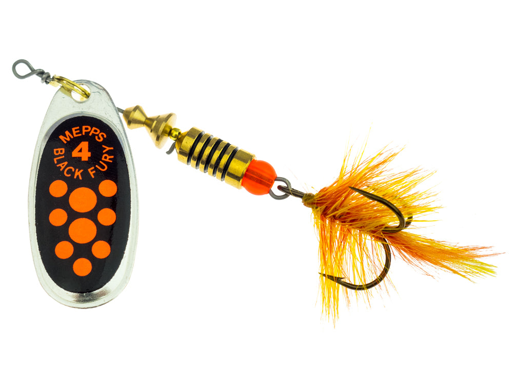 Cuiller Mepps Black Fury Orange Mouche