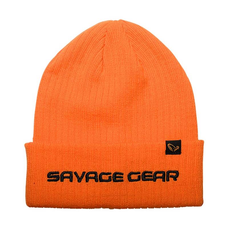Bonnet Savage Gear Fold Up Beanie Sun Orange