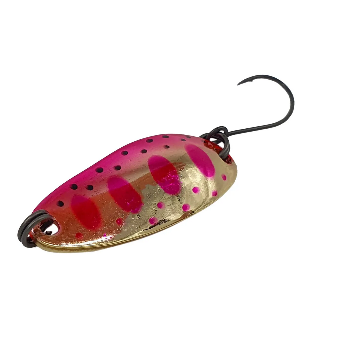 Cuiller Ondulante Suissex Trout Tracker Silver Pink Amago