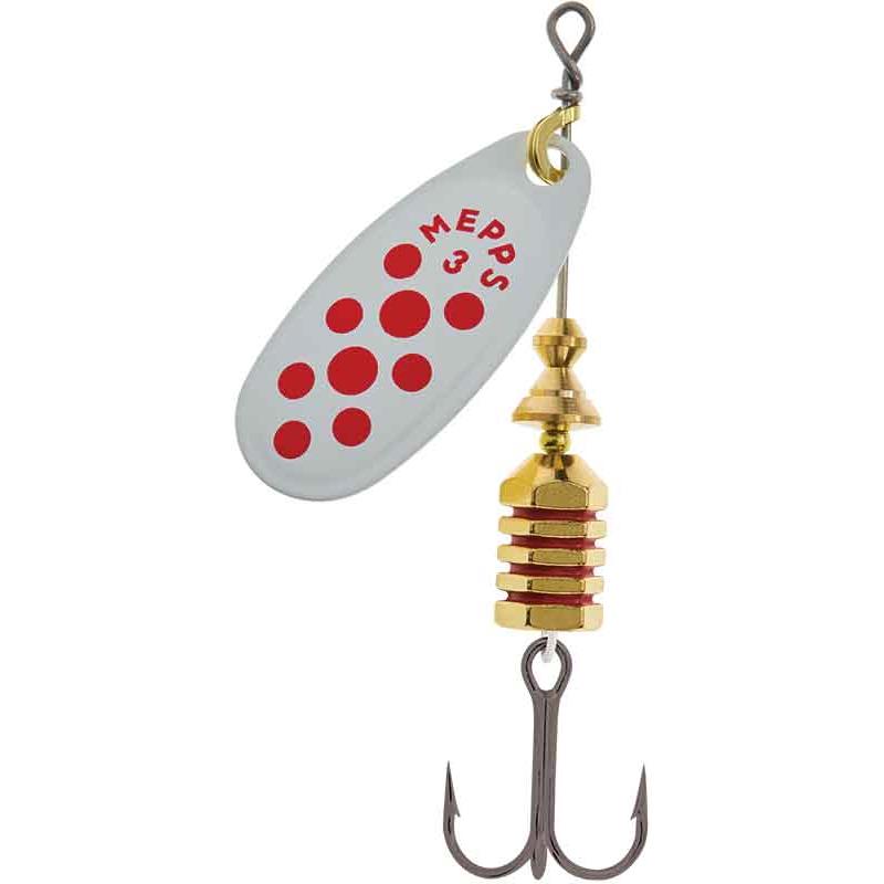 Cuiller Mepps Comet Argent Point Rouge