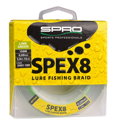 SPEX8 Braid Lime Green - 150m