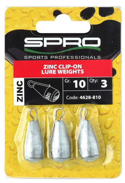 Zinc Clip-on Lure Weights