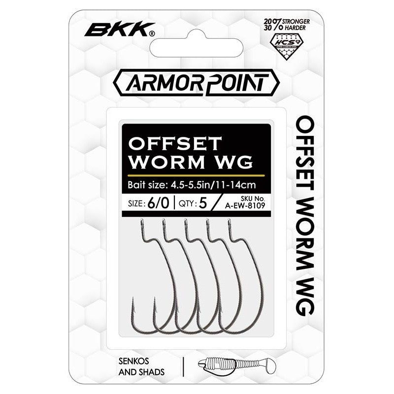 Hameçon Texan Offset Worm WG-HD