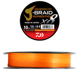 Tresse J-Braid Expedition X8 - Smash Orange (150m)